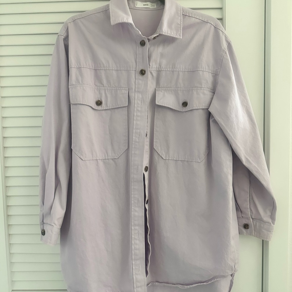 Mango Cotton Oversize Overshirt